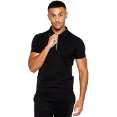 Enzo heren poloshirt met rits