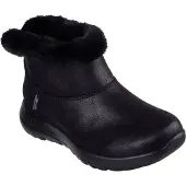 SKECHERS On-the-GO Joy Cozy Dream Polyester Dames Zwarte Winter Enkellaarzen