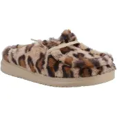 HeyDude Wendy Polyester Dames Tan/multi Muiltjes