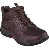 SKECHERS Respected Boswell Synthetische Heren Wandelschoenen Rood/bruin