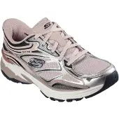 SKECHERS Sneakers laag 'Stamina' donkergrijs / rosa / zwart