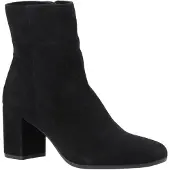 Hush puppies Octavia Dames Zwarte Suède Enkellaarzen Met Hak