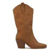 Rocket dog Women's Feria Cowboy Boots in Walnut