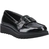 Hush puppies Francis Loafer Patent Meisjes Zwarte Leren Mocassins
