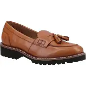 Hush puppies Ginny Leren Dames Tan Mocassins