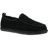 Hush puppies Charles Suède Herenpantoffels Zwart