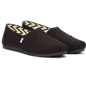 Toms Instappers 'ALPARGATA' zwart