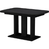 Vicco Eettafel Fenaro Zwart 120-160 x 80 cm 2 delen, Model 56590