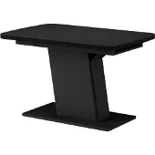 Vicco Eettafel Fenaro, Zwart, 120-160 x 80 cm uitschuifbaar