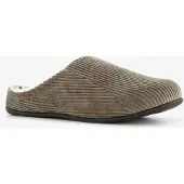 Thu!s heren pantoffels ribstof bruin maat 41