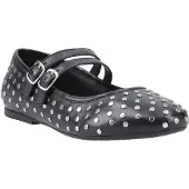 Hush puppies Nixie Dames Schoenen Van Zwart Leer