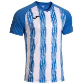 Joma Inter V T-shirt Met Korte Mouwen Blauw XL Man