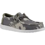 HeyDude Wally gewassen camo polyester bootschoenen voor heren
