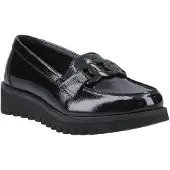 Hush puppies Francis Loafer Patent Meisjes Zwarte Leren Mocassins