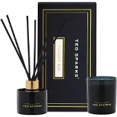 Ted Sparks - Geurkaars & Geurstokjes Diffuser - Gift Set - Patchouli & Musk