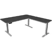 Kerkmann Zit sta hoekbureau Move-3 premium antraciet 180x180cm