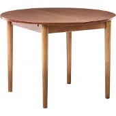 Beliani ECHO - Uitschuifbare eettafel - Donkerbruin - 107/137x107cm - MDF