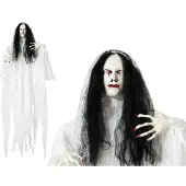 Atosa Bride Light/sound Halloween Decoration 120 Cm Wit Kinderen