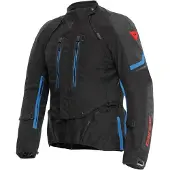 Dainese Super Adventure Absøluteshell Zwart Blauw Waterdichte Textiele Motorjas Maat 56