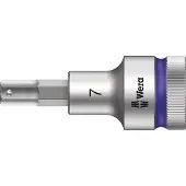 Wera 8740 C HF 05003823001 Inbus Dopsleutel-bitinzet Houderfunctie 7 mm 1/2 7 mm 1/2 (12,5 mm)