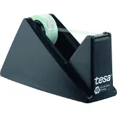 TESA - Plakbandhouder 59045 zwart met 1 rol 19mmx10m
