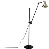 DCW éditions Vloerlamp Lampe Gras No215 - Conic Mässing Zwart
