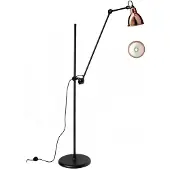 DCW éditions Gras n°215 Staande Lamp Copper | White | Round