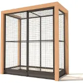 Glorenza Valentijn - Kattenren - Aluminium - Antraciet - 193x99x202 cm