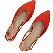 Lina Locchi Dames Hakken 010-72 - Rood - Maat 39