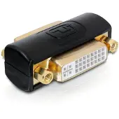 DeLOCK 65225 DVI Adapter [1x DVI-bus 24+5-polig - 1x DVI-bus 24+5-polig] Meerdere kleuren 0 mm