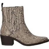Tamaris Enkellaarsjes beige / donkergrijs
