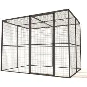 Glorenza Lilly - Kattenren - Aluminium - Antraciet - 242x176x178 cm
