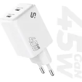 Subblim SUBCHG-6G4520, wisselstroom, 20 V, wit