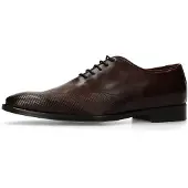 Manfield Veterschoen 'Oxford' chocoladebruin