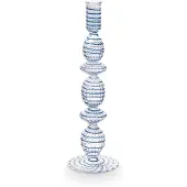 Pip studio Kandelaar Glass Swirl Large Dark Blue 28 cm