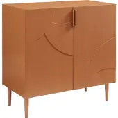 En.casa Commode Starvili dressoir 75x76x38 cm roestkleurig []