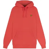 Lyle & Scott Men's Lyle And Scott Pullover Hoodie in Pink