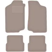 Basic Beige veloursmatten voor: Volkswagen Jetta II sedan (1984-1992)