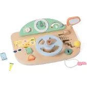 Classic World houten speelgoed stuurwiel met accessoires voor kinderen.