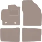 Basic Beige veloursmatten voor: Toyota Prius III hatchback (2009-2011)