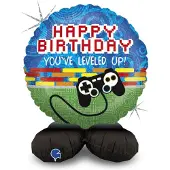 Grabo Folieballon "Happy Birthday - Game Controller "Standup (41cm)