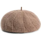 MGO Leisure Wear MGO Mabel Dames - Baret - Muts - Bruin
