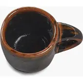 Serax Uncharted Out of Lines espressokop 10cl zwart bruin (set 2 stuks)
