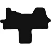 Basic zwarte velours matten voor: Citroen Jumper II bestelbus (2006-2014)