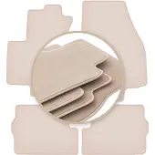 Basic PREMIUM beige vloermatten voor: Opel Zafira A minivan 1999-2005
