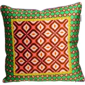 Retro Kussen Fluweel Multikleurig 45x45cm