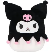 Kuromi Squishy 22 cm - Knuffel - Zachte stof - Zwart