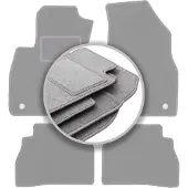 Premium Grijze automatten voor: Fiat Doblo II 0 (2009-2020)