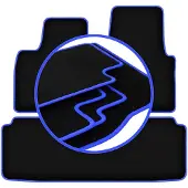 Tesla CARLUX-BLUE automatten voor: SI sedan (2012-2016)