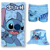 Lilo & Stitch Zomerset; Strandlaken, Vissershoedje en Zwemboxer